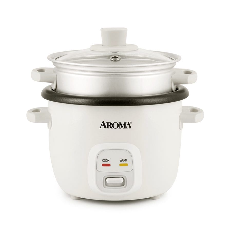 Aroma® 6-Cup (Cooked) Select Stainless® Rice & Grain Cooker