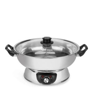 Aroma® 6-Cup (Cooked) Select Stainless® Rice & Grain Cooker 
