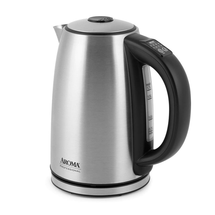 AROMA Specialty Electronics 7-Cup Glass Digital Electric Kettle with  Stainless Tea Infuser Custom AWK-165DI Reviews 2023