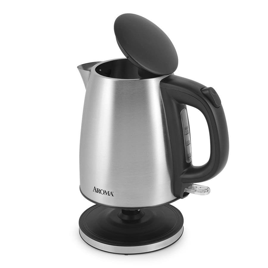 Aroma Glass 7-Cup Cordless Manual Electric Kettle in the Water