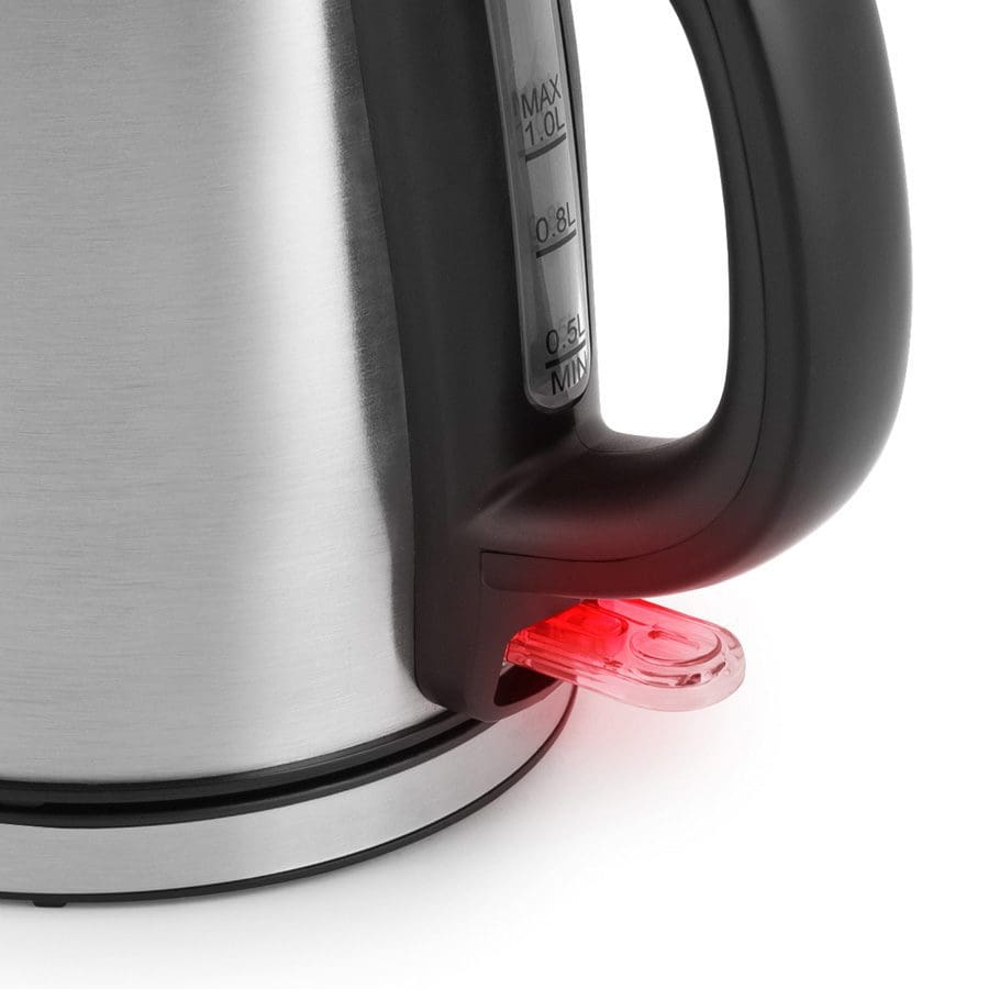 Electric Kettle - Glass- One-Touch Boil - 1L