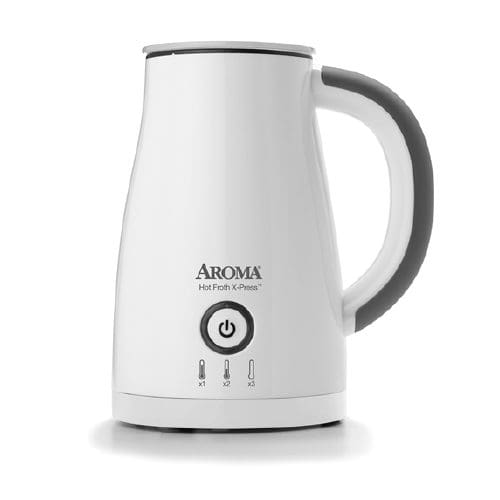 Aroma Hot Froth X-Press Milk Frother Heating System Model AFR-120B Open Box