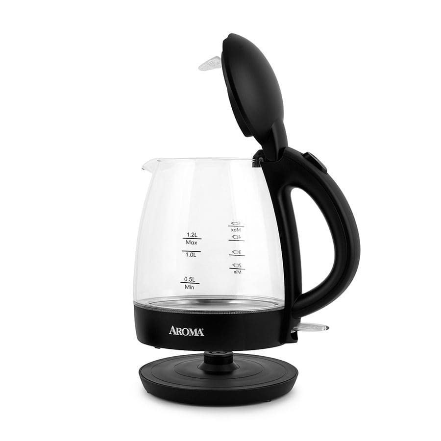 AROMA Hot H20 X-Press 6-Cup Stainless Steel Cordless Electric