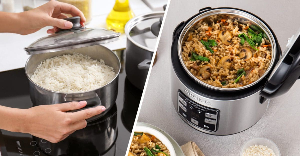 rice cooker cooking