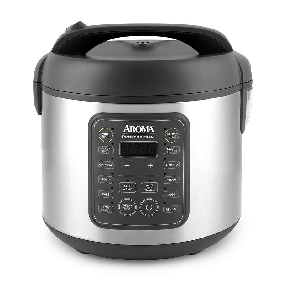Rice Cooker Small Low Carb, 6-cup (cooked)Rice Maker, 8-in-1 Rice Cooker  with Stainless Steel Steamer, Delay Timer and Auto Keep Warm Feature,  Sushi